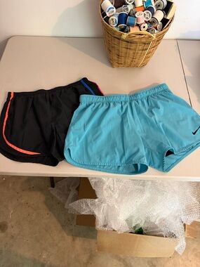 2 pair of Nike shorts air fit size large